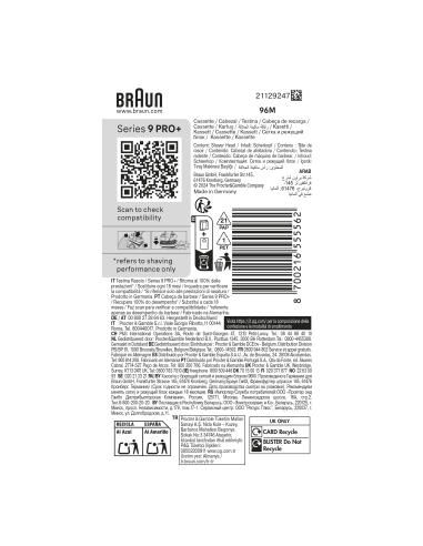 96M Series 9 Pro lõikeblokk