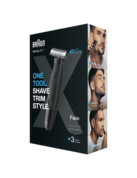 XT3100 Braun Series X habemetrimmer/piirel, pardel meestele