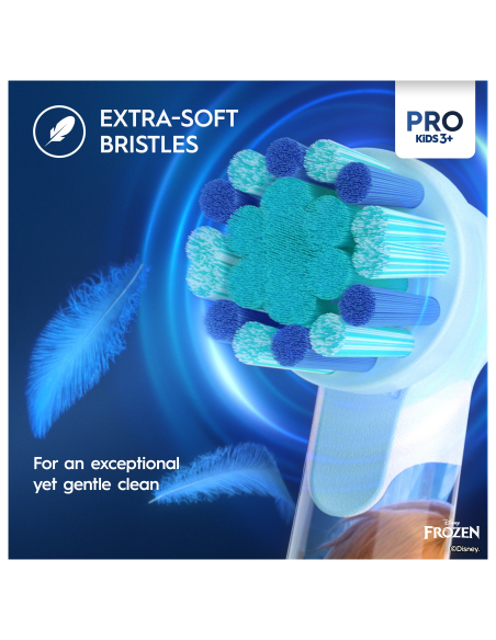 D103.413.2K Vitality PRO Kids Elektrinis Dantų Šepetėlis 3+ Frozen
