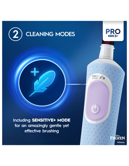 D103.413.2K Vitality PRO Kids Elektrinis Dantų Šepetėlis 3+ Frozen