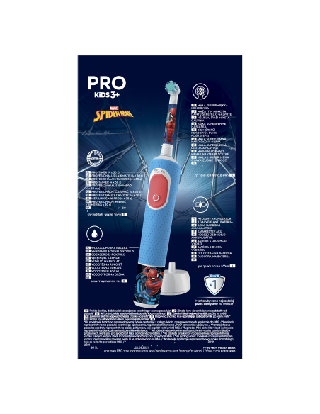 D103.413.2K Vitality PRO Kids Elektriline Hambahari 3+ Spiderman