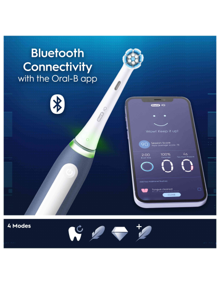 iO My Way Ocean Blue Elektrinis Dantų Šepetėlis + Speciality Brush Head