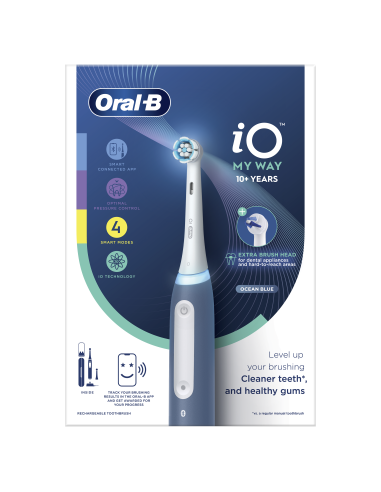 iO My Way Ocean Blue Elektrinis Dantų Šepetėlis...