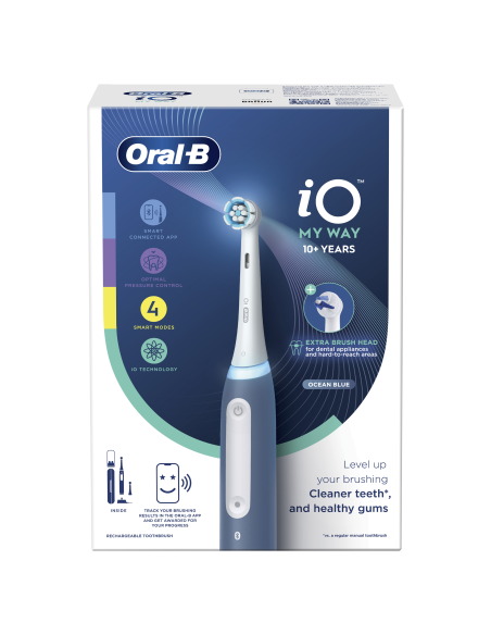 iO My Way Ocean Blue Elektrinis Dantų Šepetėlis + Speciality Brush Head