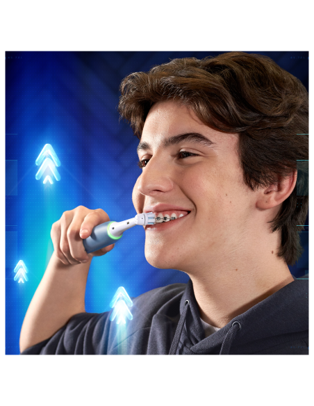 iO My Way Ocean Blue Elektrinis Dantų Šepetėlis + Speciality Brush Head