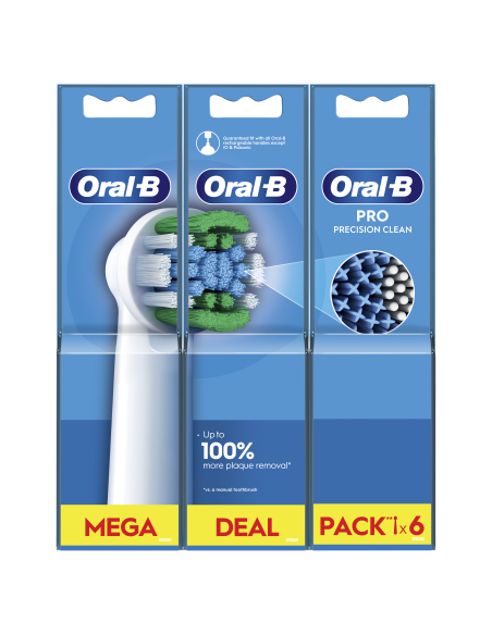 Oral-B EB20-6 Precision Clean Pro Varuharjad, 6 tk