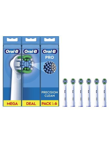 Oral-B EB20-6 Precision Clean Pro Varuharjad, 6 tk