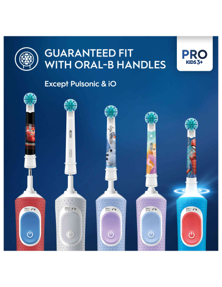 EB10-4 Kids Spiderman Elektriskās Zobu Birstes Uzgalis 