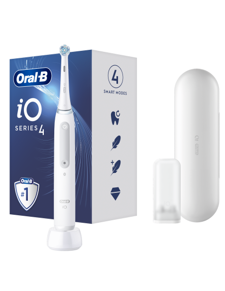 iOG4.1A6.1DK Oral-B iO4 Elektrinis Dantų Šepetėlis Quite White 