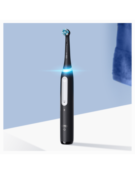 iOG4d.2J6.2K Oral-B iO4 Elektrinis Dantų Šepetėlis Duo Pack Matt Black+Quite White