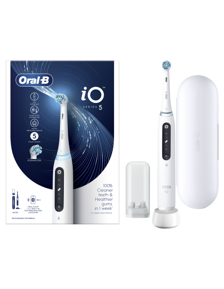 iOG5.1A6.1DK Oral-B iO5 Elektrinis Dantų Šepetėlis Quite White 
