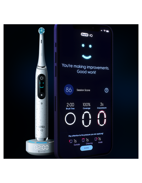 iOM10.1A3.1AD Oral-B iO10 Elektriskā Zobu Birste Stardust White