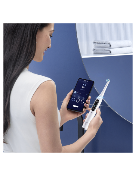 iOM9.1A1.1AD Oral-B iO9 Elektriskā Zobu Birste White Alabaster