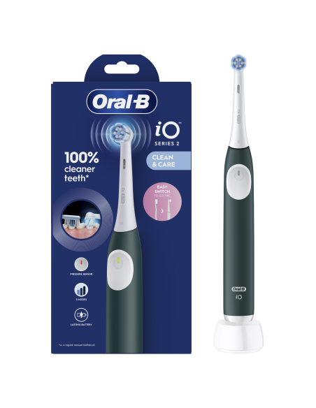 iOS2.1C9.0G Oral-B iO2 Elektrinis Dantų Šepetėlis Green Forest