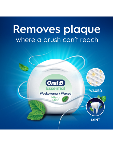 Oral-B Essential Mint Vahatatud Hambaniit 50 m
