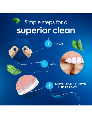 Oral-B Essential Mint Zobu Diegs, Ar Vasku, 2×50 m