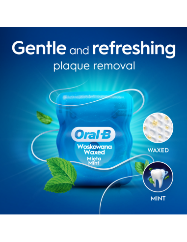 Oral-B Satin Tape Mint Vahatatud Hambaniit 50 m