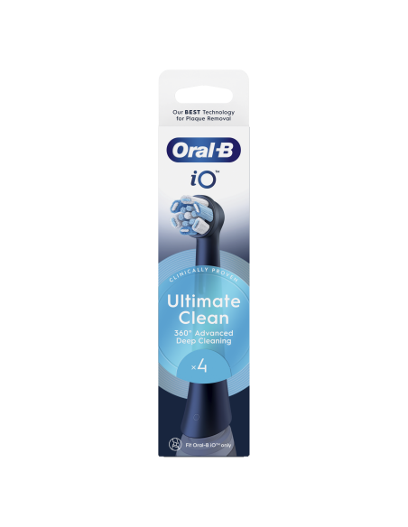 CBF-4 Oral-B UltimateClean Black Zobu Birstes Uzgaļi, 4 Gab