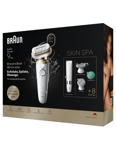 SES9-481 3D Braun Silk•épil 9 Flex SkinSpa...
