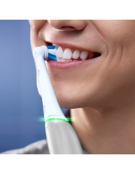 iOM6d.2I6.1 Oral-B iO6 Duo Pack Elektrinis Dantų Šepetėlis White + Pink Sand Extra Handle