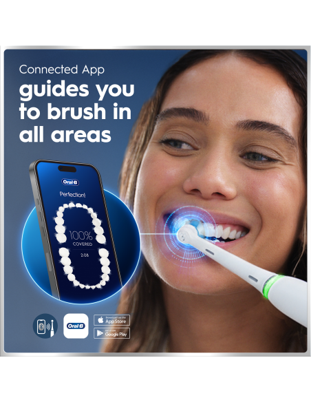 Oral-B iO6 Duo Pack elektriline hambahari White + Pink Sand Extra Käepide +TC