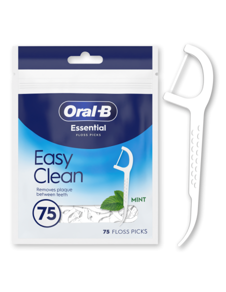 Oral-B Easy Clean Zobu Diegs Ar Rokturi, 75 gab