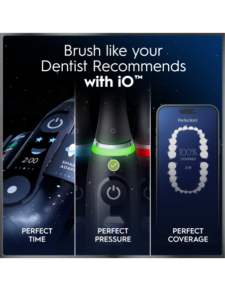 iOM9.1B2.ADH Oral-B iO9 Elektrinis Dantų Šepetėlis Luxe edition Saphire Blue +TC 