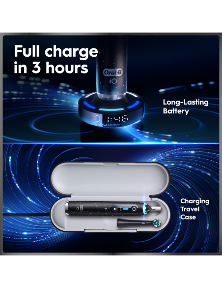 iOM9.1B2.ADH Oral-B iO9 Elektrinis Dantų Šepetėlis Luxe edition Saphire Blue +TC 