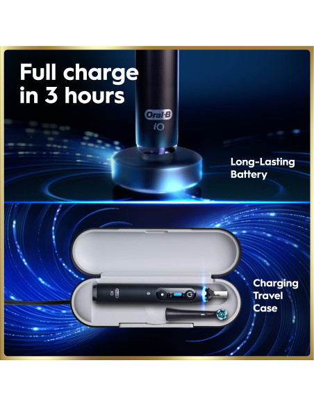 iOM9.1B2.2AD Oral-B iO9 Elektrinis Dantų Šepetėlis Black Onyx