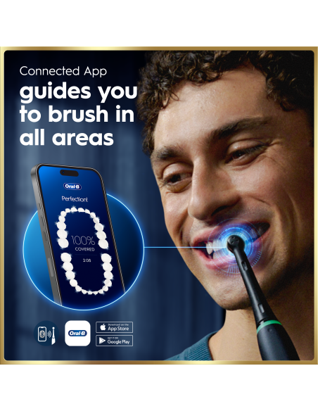 iOM9.1B2.2AD Oral-B iO9 Elektrinis Dantų Šepetėlis Black Onyx