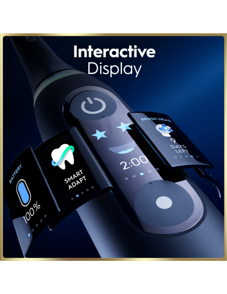 iOM9.1B2.2AD Oral-B iO9 Elektrinis Dantų Šepetėlis Black Onyx