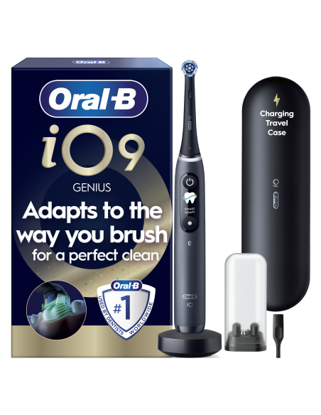 iOM9.1B2.2AD Oral-B iO9 Elektrinis Dantų Šepetėlis Black Onyx