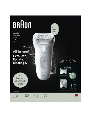 SE7-081 Braun Silk•épil 7 SkinSpa Epiliatorius