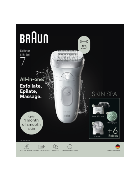 SE7-081 Braun Silk•épil 7 SkinSpa Epiliatorius