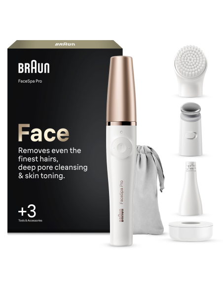911 FaceSpa Pro näohoolduse komplekt / näoepilaator-puhastushari-toniseerija