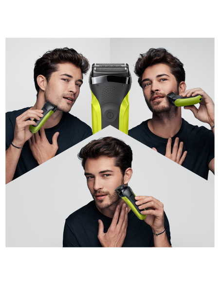 300BT Series 3 Shave & Style skuveklis trīs vienā ar precīzu trimmeri un piecām ķemmēm