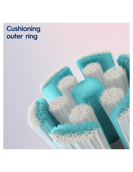 SB-4 Oral-B iO Gentle Care Black nomaināmie pieaugušo zobu birstes uzgaļi. 4 gab.