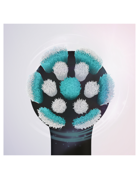 SB-4 Oral-B iO Gentle Care Black nomaināmie pieaugušo zobu birstes uzgaļi. 4 gab.