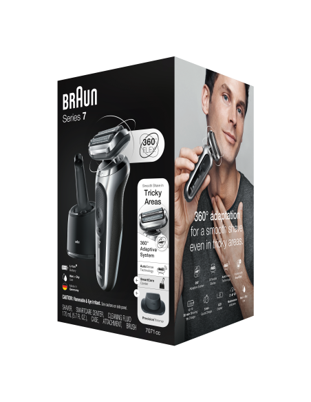 71-S7200cc skuveklis Series 7 360° Flex,  AutoSence