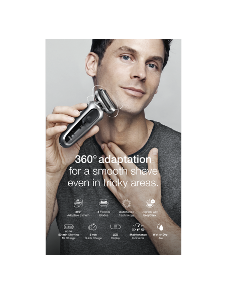 71-S7200cc skuveklis Series 7 360° Flex,  AutoSence