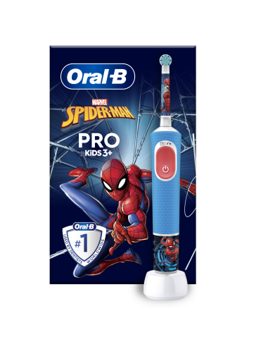 D103.413.2K Vitality PRO Kids Elektrinis Dantų Šepetėlis 3+ Spiderman