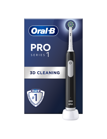 D305.513.3 Pro Series 1 Elektrinis Dantų Šepetėlis Black Cross Action