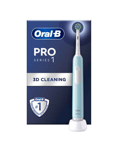 D305.513.3 Pro Series 1 Elektrinis Dantų Šepetėlis Caribbean Blue Cross Action