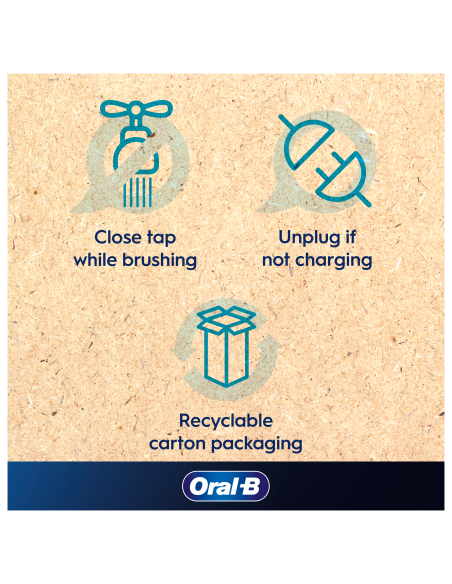 D305.513.3 Pro Series 1 Elektrinis Dantų Šepetėlis Caribbean Blue Cross Action