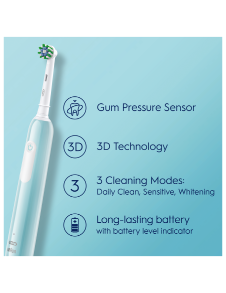 D305.513.3X Pro Series 1 Caribbean Blue Elektriline Hambahari + Reisikarp