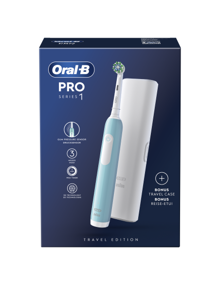 D305.513.3X Pro Series 1 Caribbean Blue Elektriline Hambahari + Reisikarp