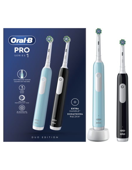 D305.523.3H Pro Series 1 Elektriskā Zobu Birste Duo pack