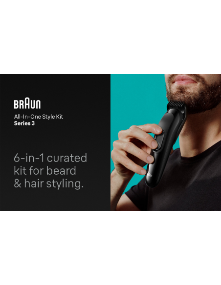 MGK3410 Braun Trimmeru Komplekts Viss Vienā 6in1