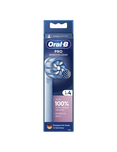 Oral-B EB60-4 Sensitive Clean Pro Dantų Šepetėlio Galvutės, 4 Vnt.