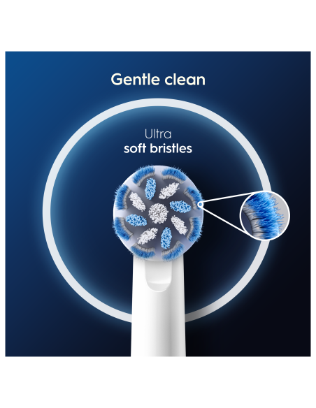 Oral-B EB60-2 Sensitive Clean Pro Dantų Šepetėlio Galvutės, 2 Vnt.